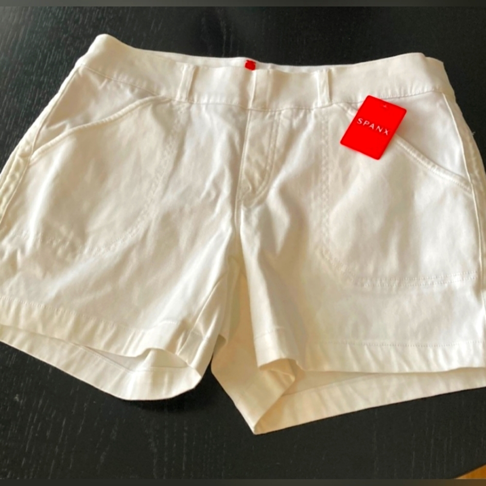 Spanx White Shorts